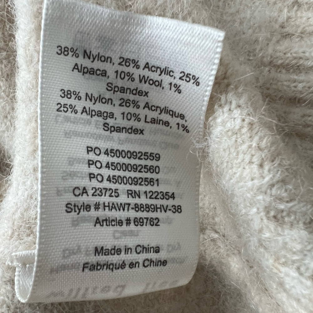 Aritzia Wilfred Free Cipriana Alpaca Wool Blend Striped Sweater Dress - Picture 4 of 5